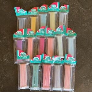 Vintage YLI Japanese Silk Ribbon Lot, 4mm, 80 yards total!